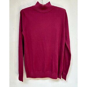 Muji Red Turtleneck Sweater